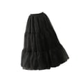 thumbnail image 3 of Enagua de mujer cómoda y elegante de crinolina para vestidos de noche y danza del ballet Negro, 3 of 8