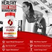 Hepato Burn Capsules, Maximum Strength All Natural Formula, HepatoBurn Pills Supplement, 60 Capsules (1 Pack)