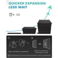 thumbnail image 6 of 96 Pack Sound Proof Foam Panels for Walls, 1 X 12 X 12 Inches Acoustic Foam Panels, High Density Sound Absorbing Black Noise Cancelling Studio Wedges, 6 of 7