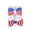 N, variant on Seductiva Fashion Wide Headband 3pcs Toddler Boys Girls Independence Day 4th of July Print Stretch Bow Hairpin Headwear Set 3 Years Lady Headscarf 3PC