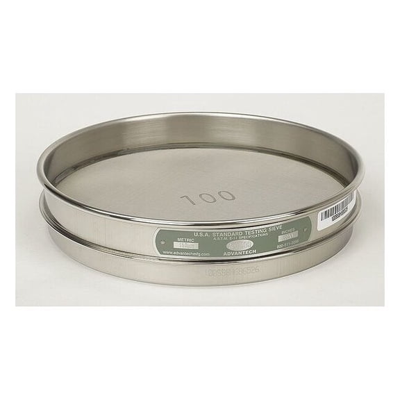Advantech Sieve, No 325, S/S, 8 In, Half Ht 325SS8H