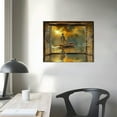 thumbnail image 4 of Nawypu  Jesus Decor Canvas Wall Art, Abstract Christ Cross Artwork Portrait Poster God Walking On Water Inspirational Painting Modern Home Decorations Framed Ready Hang, 4 of 6