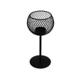 thumbnail image 2 of Wrought Iron Candlestick Holder Modern Spherical Mesh Tealight Stand for Dining Table Fireplace Mantel Room Centerpiece, 2 of 6