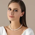 thumbnail image 4 of Collier de Perles d'Eau Douce 6-7mm pour Femmes, Collier de Perles en Argent Sterling, 4 of 4