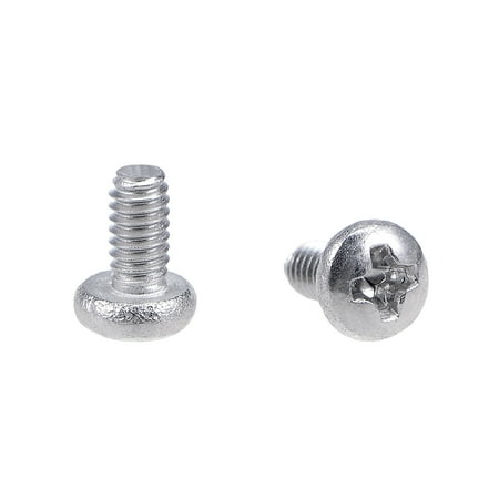 

M2x4mm Machine Screws Pan Phillips Head Screw Fasteners Bolts 60Pcs