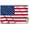 Premium Poster & Push Pin Bundle, variant on The United States Of America - Flag Wall Poster, 14.725" x 22.375"