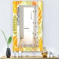 thumbnail image 4 of DESIGN ART Designart 'Yellow Moods 24' Traditional Mirror - Vanity Printed Mirror 27.6 in. wide x 39.4 in. high, 4 of 5