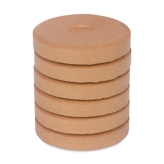 Richeson Tempera Cakes - Deep Gold Metallic, Pkg of 6