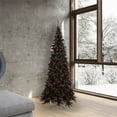 thumbnail image 2 of Vickerman 6.5' Black Fir Artificial Tree Featuring 400 Orange Dura-Lit lights., 2 of 3