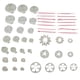 thumbnail image 1 of 47 unids/set cortadores de decoración de pasteles Fondant, moldes cortadores de galletas, herramienta de decoración para repostería y horneado DIY, 1 of 14