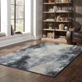 thumbnail image 2 of Oriental Weavers Evolution Area Rug - 8000B - 10' x 13'2" - in Navy/ Ivory - Modern Style, Stain Resistant, Family and Pet Friendly , Family, Dining, Living Room Rug, 2 of 5
