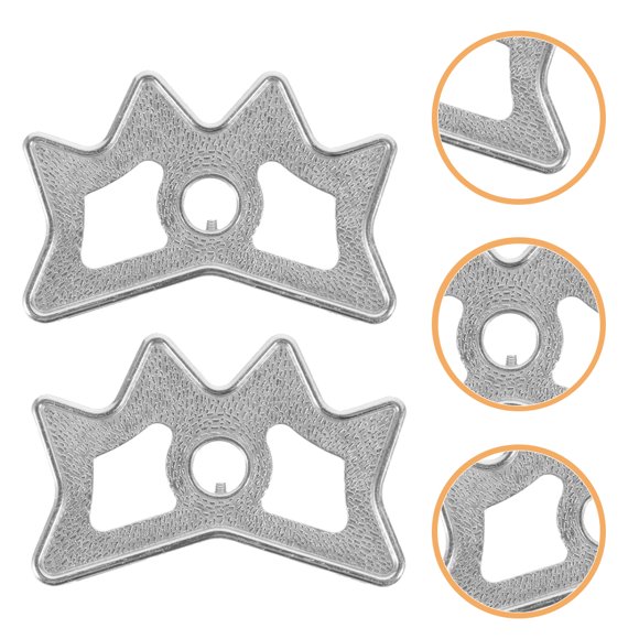 TABLETREANDS 4Ud Soporte Para Taco De Billar Con Cabezal De Metal Plateado Antideslizante