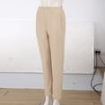 thumbnail image 5 of frariair ​High Waisted Cropped Dress Pants For Women Stretchy Work Wear With Side Pockets Professional Comfort Fit Slacks​ Coloful#2, 5 of 9