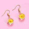 thumbnail image 4 of SPRING PARK Women Fashion Ball Round Hook Circle Flower Drop Dangle Earrings Women Jewelry Gift, 4 of 7