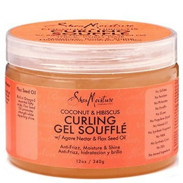 Shea Moisture Coconut & Hibiscus Curling Gel Souffle 12 oz