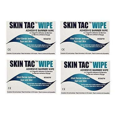 Skin-Tac™ Adhesive Barrier Wipes 50 Count (4 Pack)