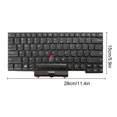 thumbnail image 3 of Methold Teclado de portátil sin retroiluminación, teclado de escritura fluida, pieza de repuesto ergonómica para ThinkPad E14 Slim Cuadernos de escritura y cuadernos de bocetos, 3 of 5