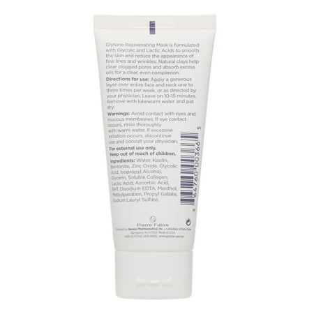 Glytone Rejuvenating Mask, 3 Oz