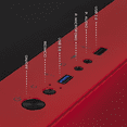 thumbnail image 4 of Gabinete XTREME PC GAMING Mario Galaxy Edition Mini Torre 5 Fan ARGB HUB Rojo CXTMACRRD, 4 of 6