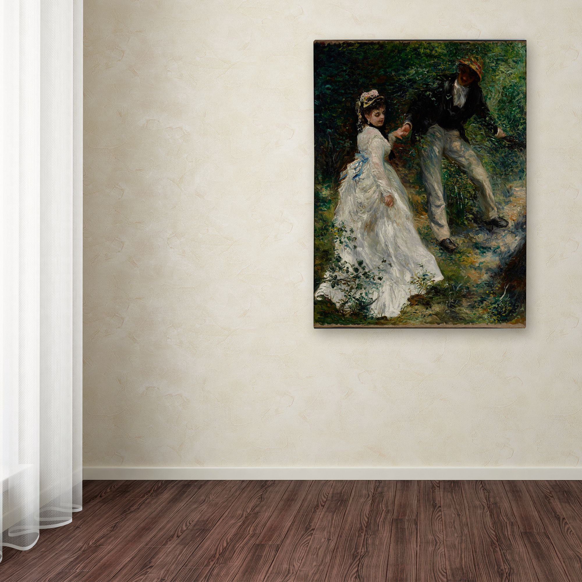 Renoir 'La Promenade' Canvas Art