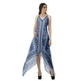 thumbnail image 1 of Moomaya Robe à Col en V Imprimée Robes Mouchoirs pour Femmes Robe de Soirée Bohème, 1 of 4
