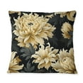 thumbnail image 2 of Designart "Opulent Navy Gold Damask VI" Damask Printed Throw Pillow, 2 of 5