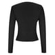 thumbnail image 5 of Suéter de cuello en V para mujer, suéter holgado de color liso con cuello en V, suéter, abrigo, suéter para mujer, 5 of 6