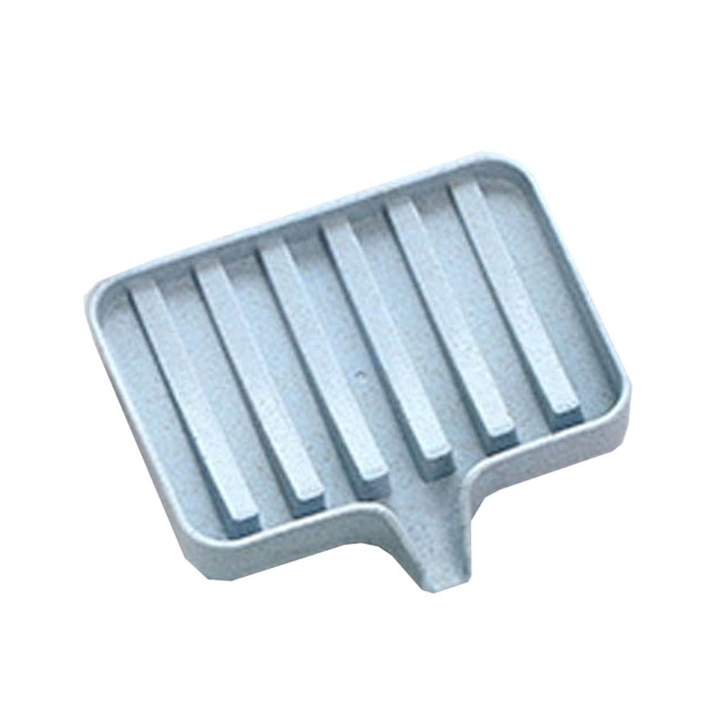 Flexible Bathroom Soap Dish Storage Holder Rack Soapbox Plate Tray Drain Useful 