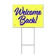 thumbnail image 1 of Welcome Back Confetti (18" x 24") Yard Sign, Includes Metal Step Stake, 1 of 6