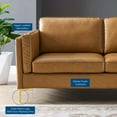 thumbnail image 4 of Modway Kaiya Vegan Leather Sofa in Tan, 4 of 10
