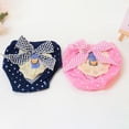 thumbnail image 6 of Washable Pet Briefs Diaper - Bow-Knot Decoration - Cotton Shorts - Anti-Harassment Physiological Pants for Dogs, 6 of 8