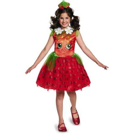 Girl's Strawberry Kiss Classic Halloween Costume - Shopkins