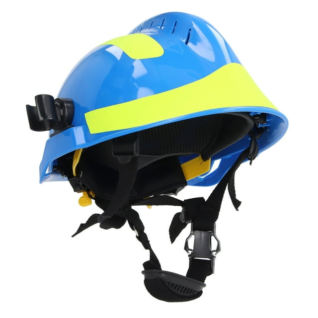 Cascos para Hombres, Casco de Rescate Con Forro Ajustable, Cascos de Seguridad Con absorción de Impactos, Casco de Trabajo de Seguridad Con Ranuras, Casco Ranurado Ignyfugo para