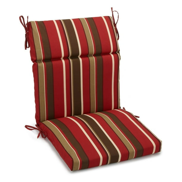Blazing Needles 22 x 45 in. Outdoor High Back Patio Chair Cushion