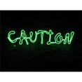 thumbnail image 1 of Sylvania 9437021 2 ft. Battery Operated Caution Window Decor Lighted Halloween Decoration  Green, 1 of 1