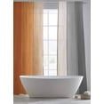 thumbnail image 5 of Burnt Orange Gray Ombre Sheer Curtains 84 Inch Length 2 Panels Set, Vintage Farmhouse Wooden Voile Window Treatment Rod Pocket Curtains Sheers Drapes for Bedroom/Living Room/Kitchen 52"x84"x2, 5 of 7