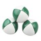 thumbnail image 1 of 3 pelotas de malabarismo para entrenamiento, suaves, duraderas, fáciles de agarrar, con bolsa de almacenamiento. Verde blanco, 1 of 9