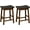 1, variant on SSyao Woven Saddle Stools Vintage Counter Height Chairs with PU Leather Woven Seat & Solid Wood Legs, Modern Backless Bar Stools for Dining Room, Kitchen, Pub, Bistro-25.5-inch Beige-1