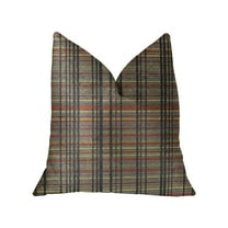 Plutus Brands Grizzly Cay Gray Luxury Throw Pillow