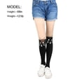 thumbnail image 6 of Kawaii Cat Socks - Cute Animal Mock Tights Cartoon Knee High Legging - Patterned Pantyhose Stockings for Girls, 6 of 8