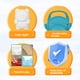 thumbnail image 4 of Juguetes para piscina, juguetes para bebés, juguetes para niños pequeños, oso de nieve, modelado, bricolaje, juego de nieve al aire libre, juguetes para niños, patrón de helado, muñeco de nieve, molde, 4 of 9