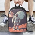 thumbnail image 6 of Salouo Astronaut With American Flag Print Travel Laptop Backpack,17Inch Casual Bag with Side Pockets for Men & Women Stylish Daypack for Weekender/Business/Hiking-One Size, 6 of 6