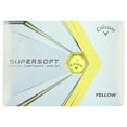 thumbnail image 3 of Callaway Supersoft 2021 Golf Balls, Yellow, 12 Pack, 3 of 5