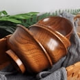 thumbnail image 1 of YAOMOBB Bol Réutilisable en Bois Ensemble Bol Épaissi Non Brûlant Style Mongol, 1 of 6