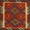 thumbnail image 1 of Ahgly Company Machine Washable Indoor Square Contemporary Sienna Brown Area Rugs, 6' Square, 1 of 7