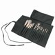 thumbnail image 4 of 14Pcs Makeup Brushes Set Soft Synthetic Fiber Face Foundation Brush Powder Eye Shadow Cosmetic Brushes with PU Leather Bag, 4 of 4