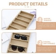 thumbnail image 4 of Porte-Lunettes de Soleil Organisateur de Lunettes de Soleil Rangement 6 Emplacements, 4 of 8