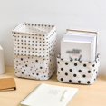 thumbnail image 2 of Greyghost Foldable Bathroom Storage Basket Desktop Cotton and Linen Storage Basket, 2 of 7