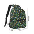 thumbnail image 2 of Yiaed Crocodile And Oranges Print School Backpack College Backpack Daypacks for Students High School Spacious and Durable Daypack for Work and Travel-One Size, 2 of 6