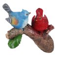 thumbnail image 2 of Estatua de jardín con forma de pájaro simulada de resina, escultura para exteriores, decoración de escena de jardín y césped, 2 of 8